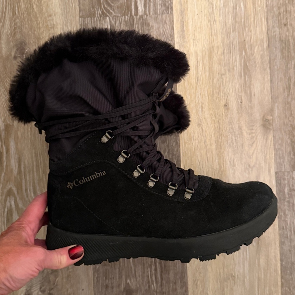 Columbia slope side omniheat black winter snow boots size 8.5 NEW - Picture 2 of 14
